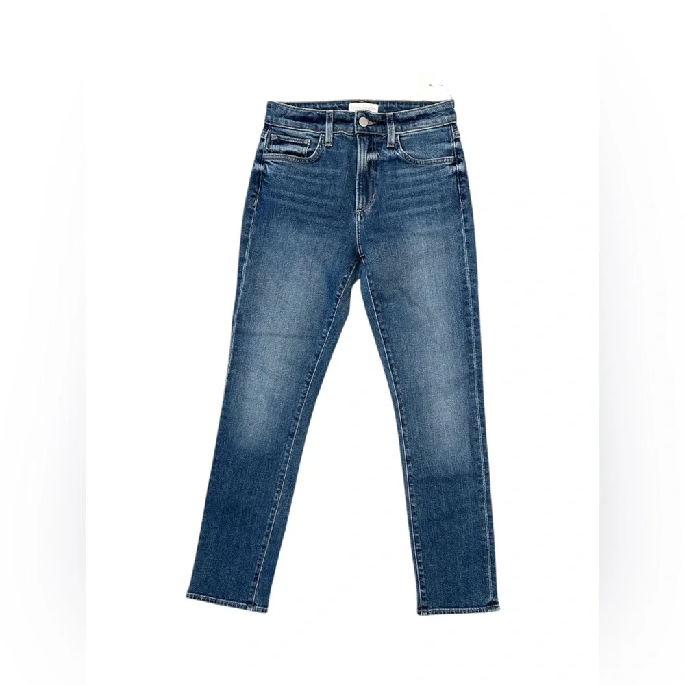 FAVORITE DAUGHTER Jeans High Rise Slim Straight Denim Size 25 NWT $198 MSRP NEW - Picture 11 of 17